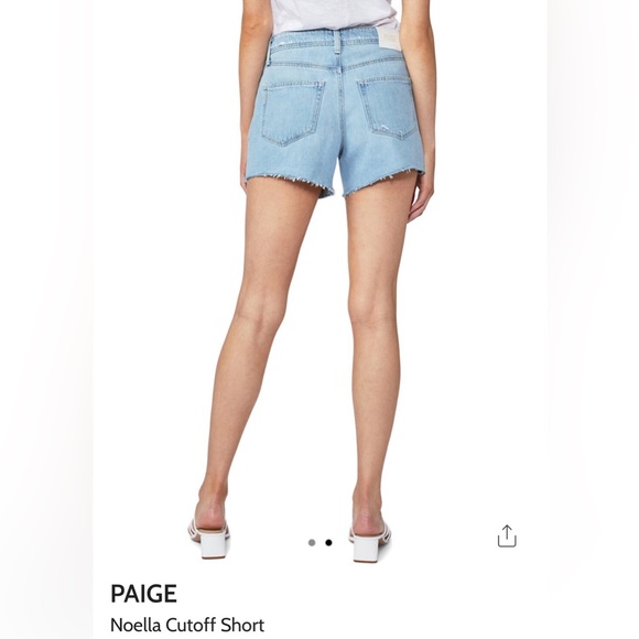 PAIGE cutoff denim short - Picture 2 of 6